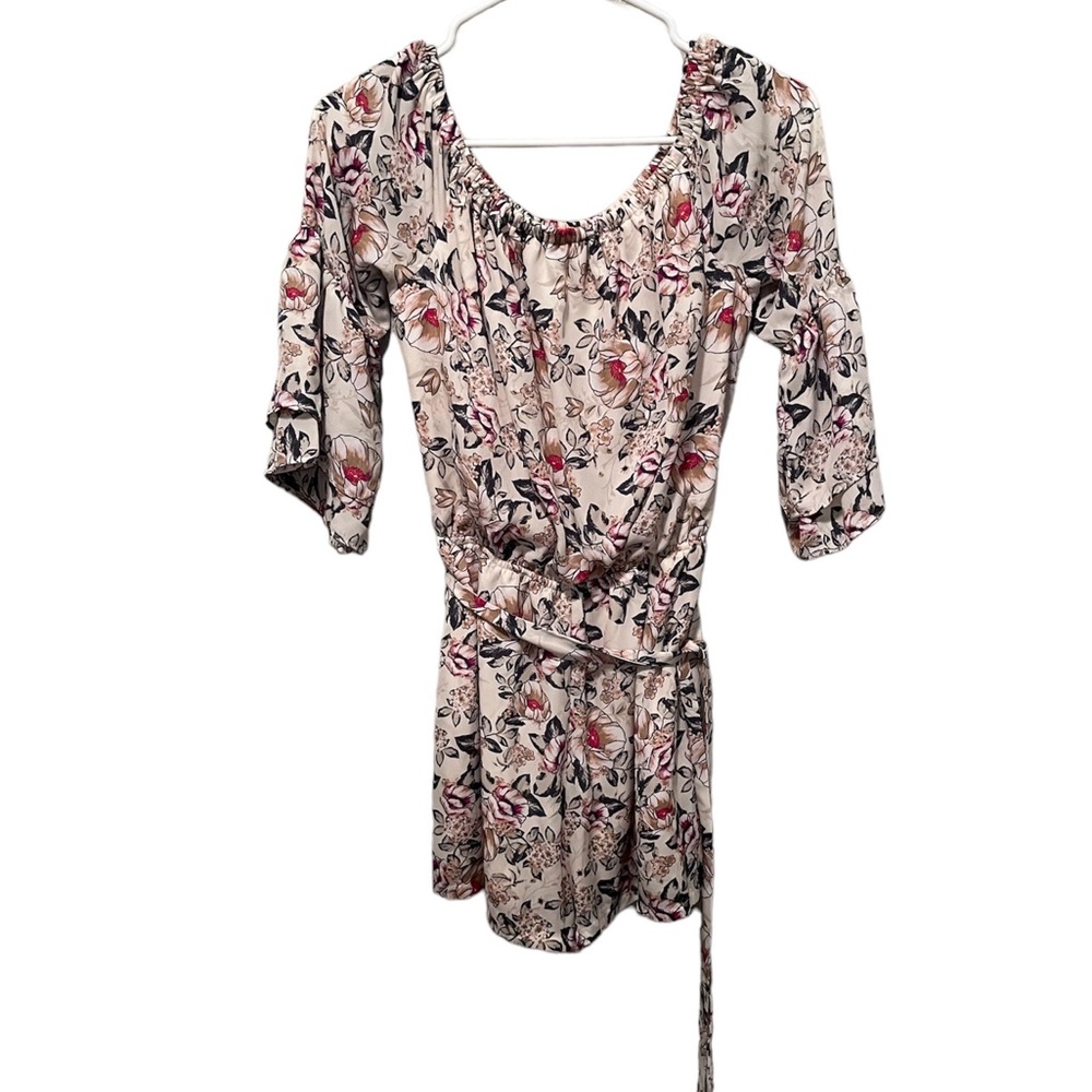 COPY - As U Wish half sleeve flowy dress that ties
